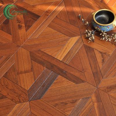 China Modern Factory Wholesale Solid Wood Flooring Parquet , Wooden Parquet Flooring Tiles / Engineered Oak Flooring for sale