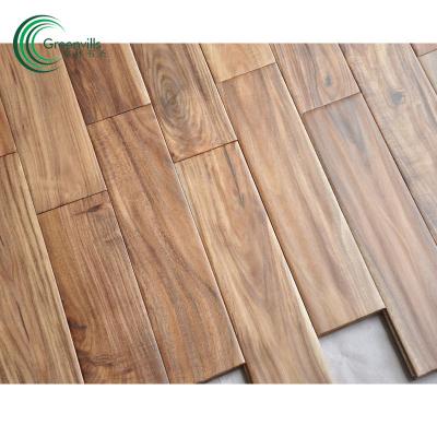 China 100% Real Modern Acacia Wood Solid Wood Flooring Solid Acacia Hardwood Flooring for sale