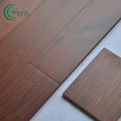 China Modern factory wholesale walnut solid flooring in teak color solid wood+floor flooring for sale