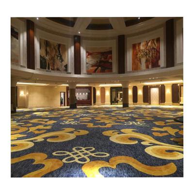 China Non-slip Hotel Room Rugs And Blankets Living Room Akeminster Wool High End Carpet for sale