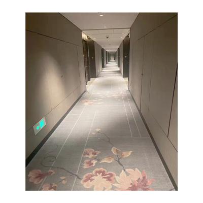 China Non-slip 5 Star Hotel Corridor Hallway Carpets Ballroom Wall To Wall Modern Lobby Carpets for sale