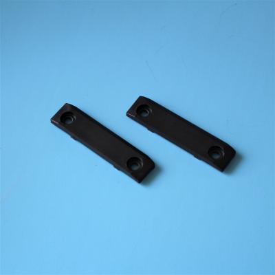 China Babcock Stenter Finishing Machine Parts Black Carbon Fiber Gliding Pads Peek Material Verminderen van wrijving Te koop