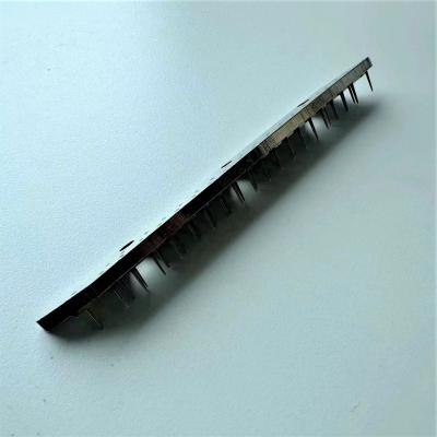 China Artos Parts de la máquina de acabado Stenter Pin Bar 38/29/41 Pins Aguja Placa de cobre Material de acero al carbono en venta