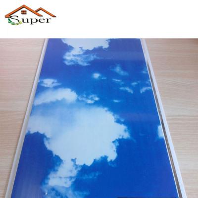 China Low Artistic Ceilings Philippines Blue Sky PVC Ceiling Panels Price for sale