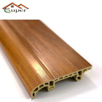 China Artistic Ceilings Germany WPC Click Tiles Corner Joist Mold Accessories Skirting Profile for sale