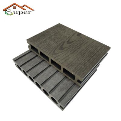 China High Quality SUPER Black Weatherproof Interlocking Interlocking Composite WPC Decking Board for sale