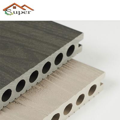 China Waterproof Outdoor Embossing Coextrusion Deck Flooring Best Price for sale