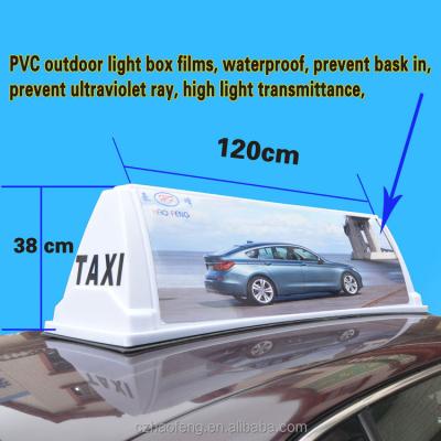 China Large Size ABS/PP HF49 Magnet Taxi Topper Advertising Box for sale