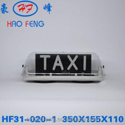 China Semi-outdoor taxi roof sign with magnet / taxi top for rental for sale