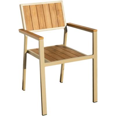 China Good Design Best Selling Nordic Wood Patio Garden Lounge Furniture Set Outdoor Restaurant Chair for sale