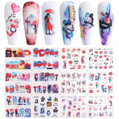 China Halloween Sticker Nail Stickers Insti Elf Witch Skull Border Vampire New All Holy Watermark Nail Sticker for sale