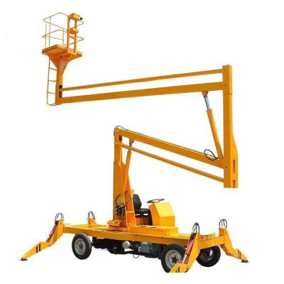 China Widely Elevated Aerial Work Platform Boom Lift Mobile Lifting Platforms Harvest Farm for sale