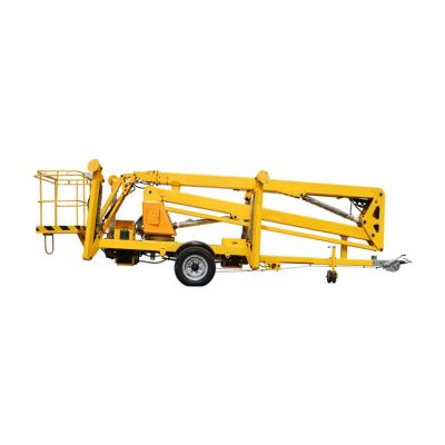 China Safety Easy Operation Convenience Electric Boom Lift 200kg Articulating Boom Lift Tables Towable Heavy Duty Boom for sale