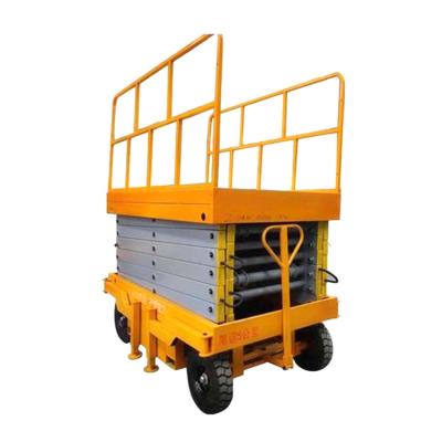 China Aerial Maintenance Linear Actuator Hydraulic Moving Scissor Lift for sale