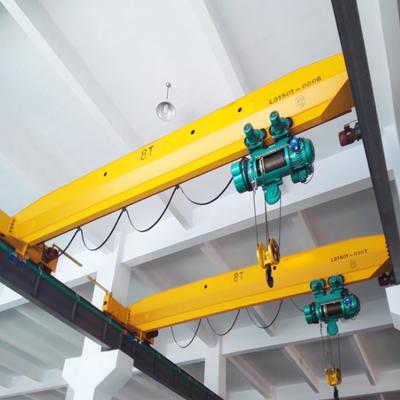 China Crane Metal Shop Single Beam CE 15 Ton Overhead Crane Manual Overhead Crane 10ton for sale