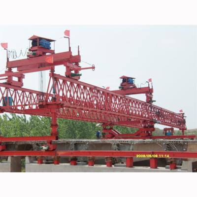 China High Speed ​​Gantry Crane 150t Railway Bridge Erecting Machine / Crane for sale