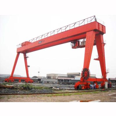 China Double Gantry Crane Heavy Duty Workshop Portable MG MH Type Crusher Gantry Crane 30t for sale