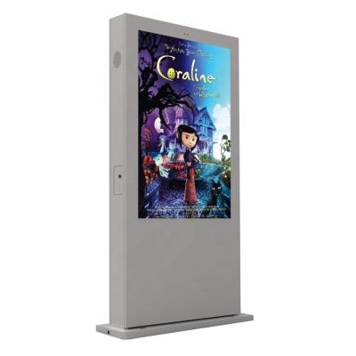 China Outdoor Phone Charging And Advertising Display Restaurant Supermarket Store Use Floor Stand Cheap Digital Signage Newspaper Rack for sale