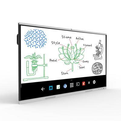 China Pizarron 100 Inch Smart Touch Screen Classroom Interactive Interactive Electronic Presentation Notice White Whiteboard 55inch for sale