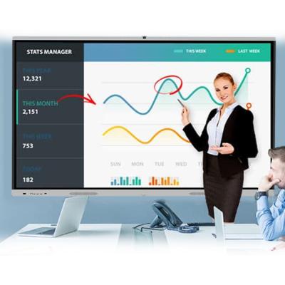 China Best Selling Company White Meeting Board Digital Electronic Board 6 In One Interactive Boards For Teaching Classrooms Schools 55inch for sale