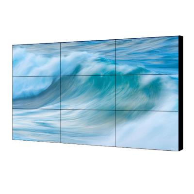 China Factory price 3.5mm bezel videowall 46 inch 2x2 3x3 4k Fhd indoor super narrow interactive lcd video wall made seamless lcd tv wall for sale