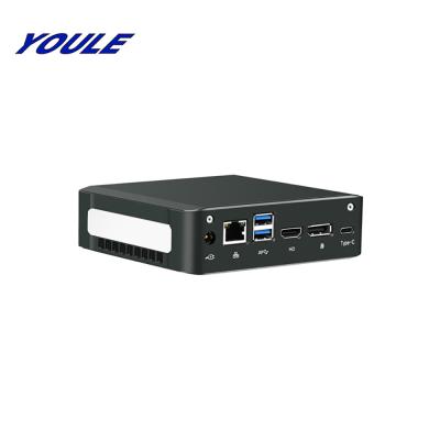 China Youle Full Metal Case Mini Host Computer PC Office Home Gaming PC Core i7 PC Thin Client Desktop with 8th GEN Operating System for sale