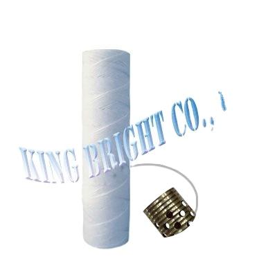 China Hotel PP Cotton Twine Wound Filter Cartridge UDF CTO Water Filter Cartridge Water Prefiltration 2.5