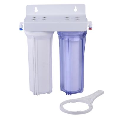 China Alkaline Water Purifier System Water Filter Prefiltration OEM Kitchen Water Filter System Outdoor Cheapest Price Double Stage for sale