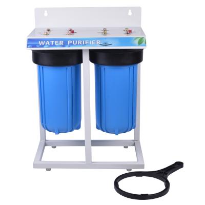 China New Design Outdoor Whole House Large Blue Water Purifier Housing System for sale