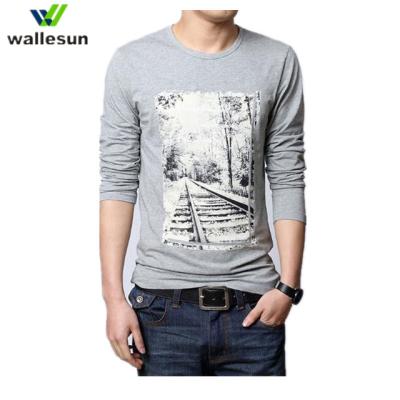 China Custom Anti-Pilling OEM T-shirt Couples T-shirt Cotton Long Sleeve T-Shirt for sale