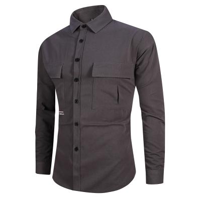 China China supplier custom anti-pilling cotton work shirt for men printed for sale