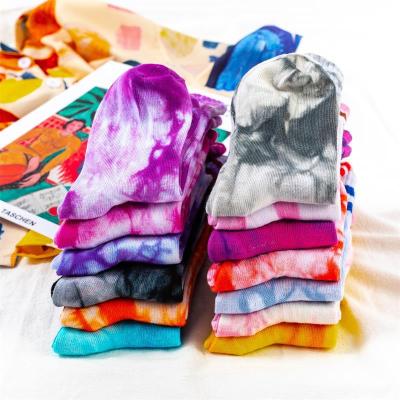 China Antibacterial Cotton Cushion Novelty Athletic Sports Crew Custom Designer Women Tie Dye Jars for sale