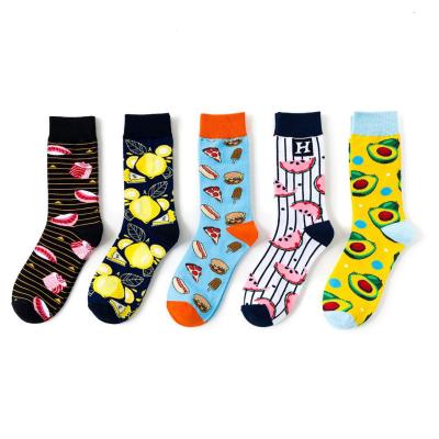 China Wholesale Bulk Custom Woven Antibacterial Crew Dress Socks For Men for sale