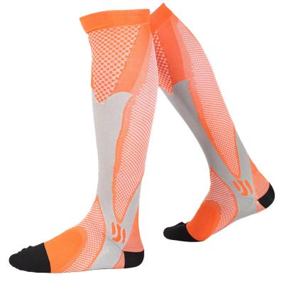 China Wholesale Antibacterial Mens Knee High Compression Socks Sport Soccer Compression Socks for sale