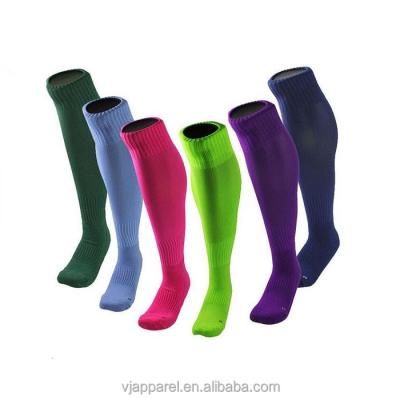 China Wholesale Custom Colorful Bulk Sport Football Long Socks Football Antibacterial for sale