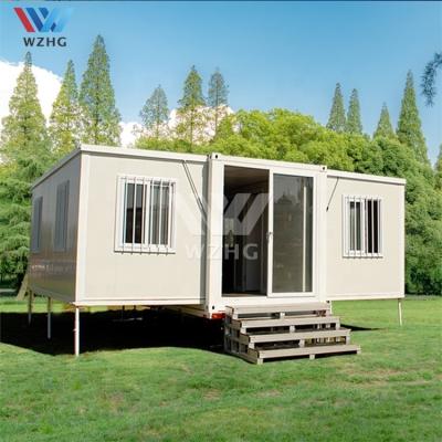 China Design fee villa luxury prefab steel house wooden floor mobile clinic flat pack flexible container house for sale