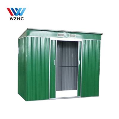 China Easily Assembled Collapsible Porcelain Metal Storage Sheds, Tools Shed Outdoor Hot Selling for sale