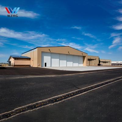 China 2020 Industrial Large Span Good Quality Prefab Durable Steel Structure Hangar Parking Lot With Drawings for sale