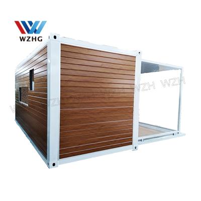 China Industrial Portable Sandwich Panel House Porta Modular Expandable Cabin 40ft Container House for sale