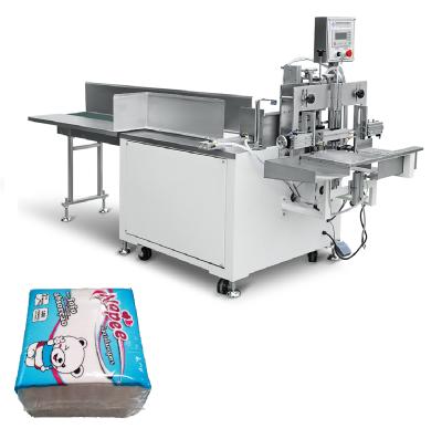 China Semi Automatic Hotels Facial Tissue Paper Packing Machine for sale