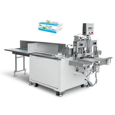 China Semi Automatic PE Napkin Tissue Paper Bag Packing Machine for sale