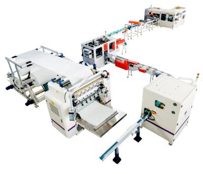 China Full Automatic Hotels Facial Tissue Paper Production Line for sale