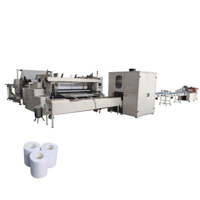 China Hotels Automatic Tissue Paper Machine Toilet Paper Machine Production Line for sale