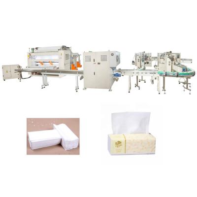 China Factory High Production Line Soft Packing Facial Tissue Machine Production Line for sale