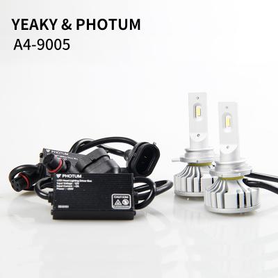 China Factory Sell YEAKY/PHOTUM LED Headlight A4 Series 9005 With RoHS CE E-Mark DOT CX-7 for sale