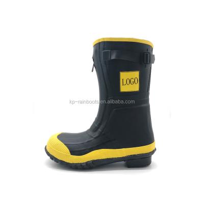 China Anti-chemical Anti-chemical Steel Toe Safety Rubber Boots for sale