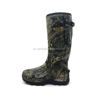 China High Quality Rubber Camouflage Rubber Hunting Boots for sale