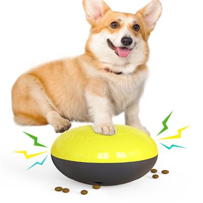 China Viable Hot Sale Pet Toy Solid Solid Sliding Interactive Dog Toy And Bite Spaceship for sale