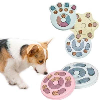 China 2021 Hot Selling Viable Amazon Pet IQ Training Puppy Puzzle Game Interactive Feeding Toy For Dog for sale