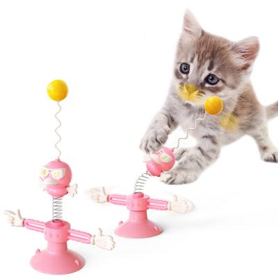 China Wholesale Viable Cat Spring Bird Shape Spring Toy Feather Durable Pet Toys For Cat for sale